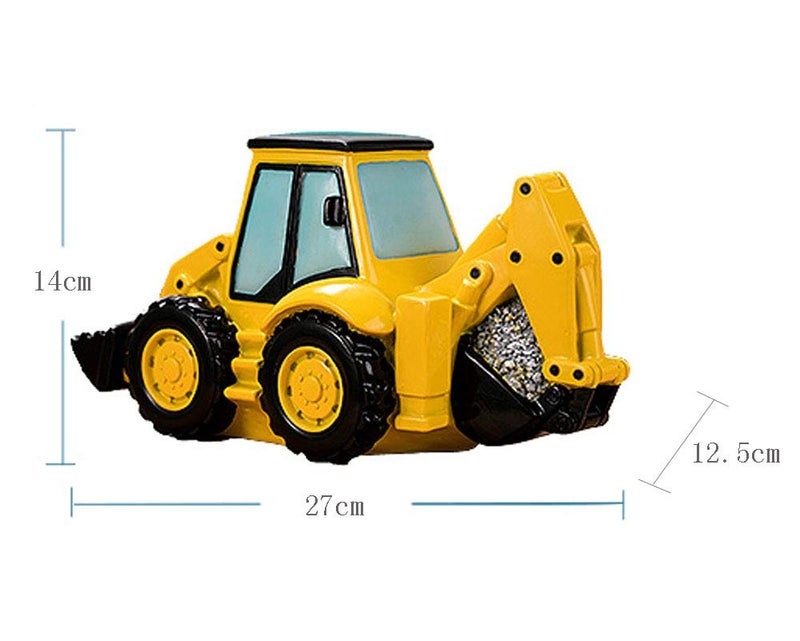 FUYU Cartoon Excavator Piggy Bank Coin Bank Money Box Home Decor - Image 2